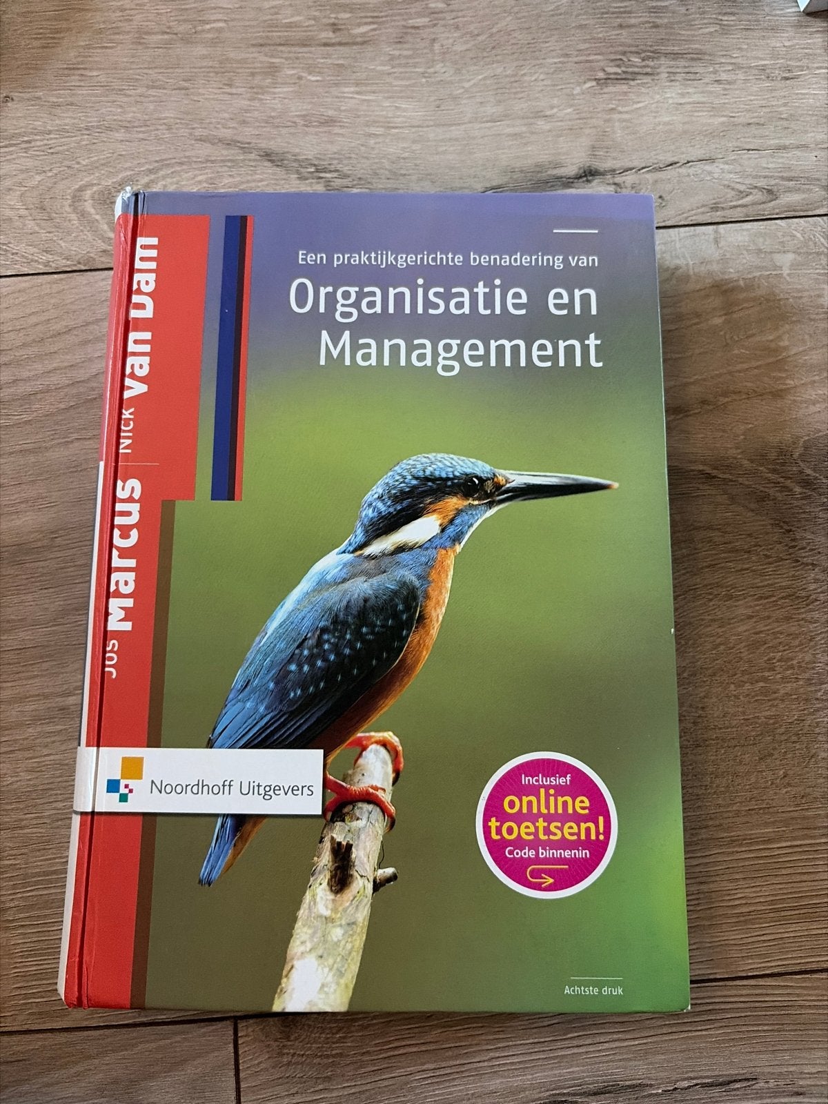 Organisatie en Management - Praktijkgerichte Benadering, Boeken, Ophalen of Verzenden, Gamma, Zo goed als nieuw, HBO