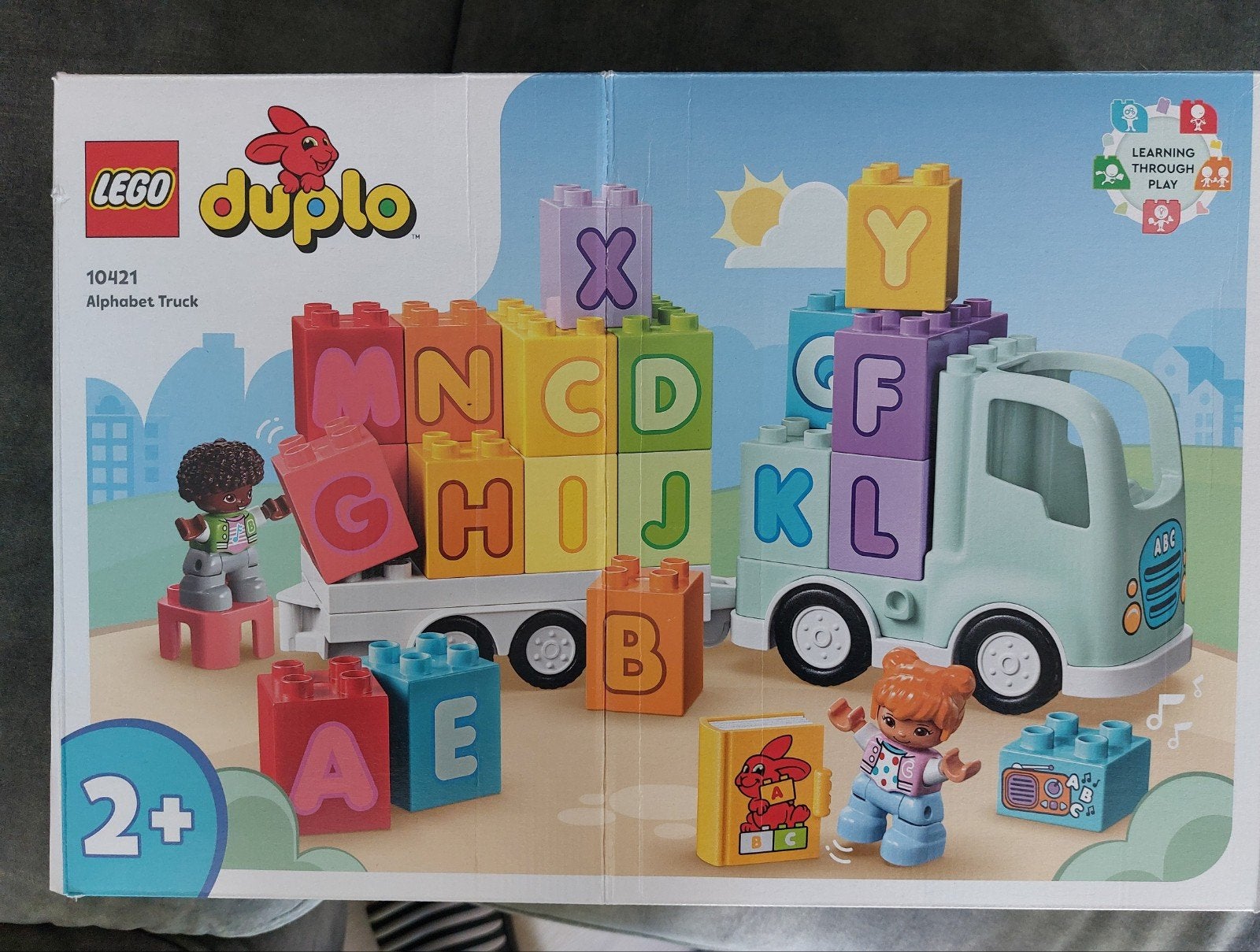 Lego Duplo 10421 Alfabet Vrachtwagen, Kinderen en Baby's, Speelgoed | Duplo en Lego, Gebruikt, Ophalen of Verzenden, Duplo, Compleet