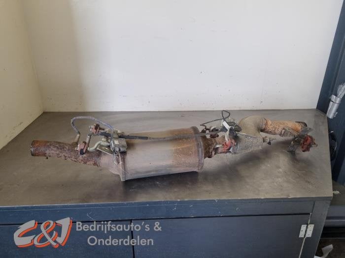 Roetfilter van een Fiat Ducato