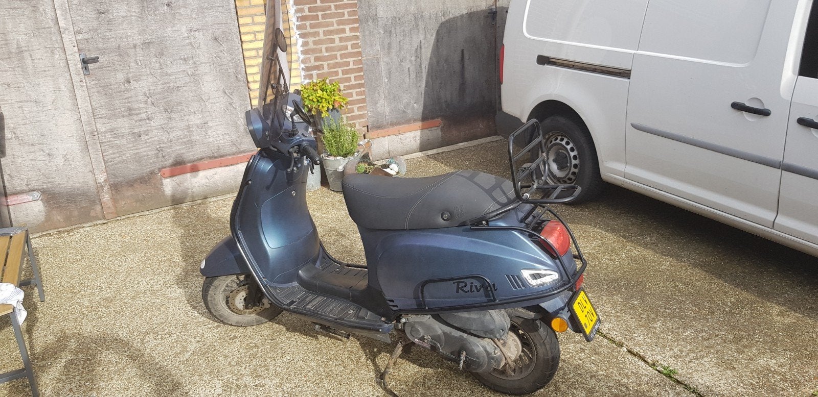 BTC Riva 50cc scooter – start en rijdt uitstekend!, Ophalen, Gebruikt, Benzine