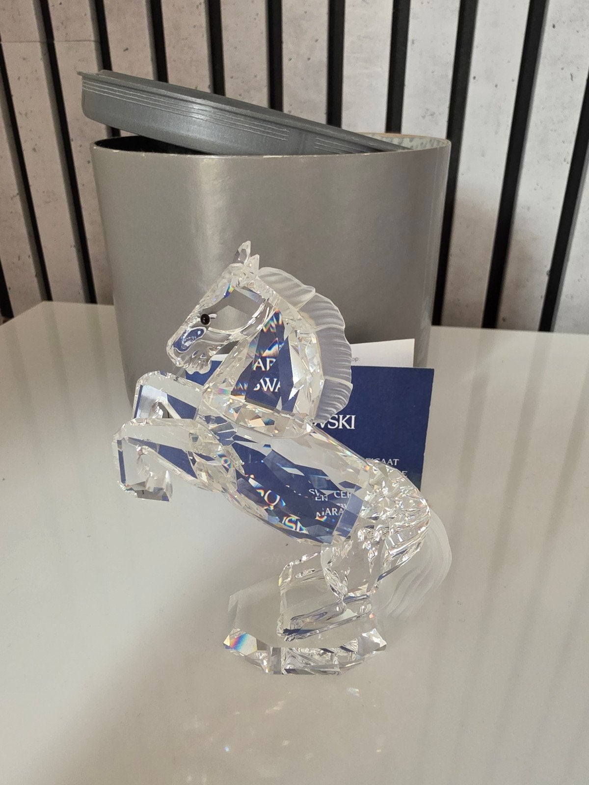 Swarovski Kristal Paard - Prachtig Decoratiestuk, Verzamelen, Swarovski, Zo goed als nieuw, Figuurtje, Ophalen of Verzenden