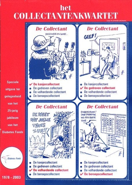 Kwartet Collectantenkwartet Diabetes Fonds Speciale uitgave, Ophalen of Verzenden, Nieuw, Kwartet(ten)