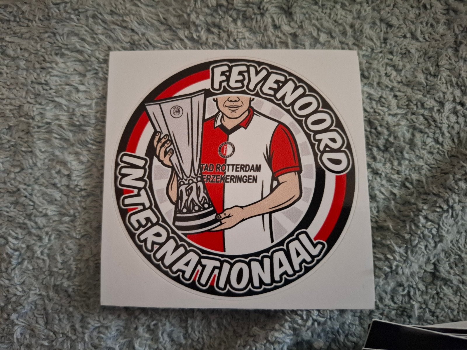 Sticker Feyenoord Interbational., Ophalen of Verzenden, Nieuw, Sport