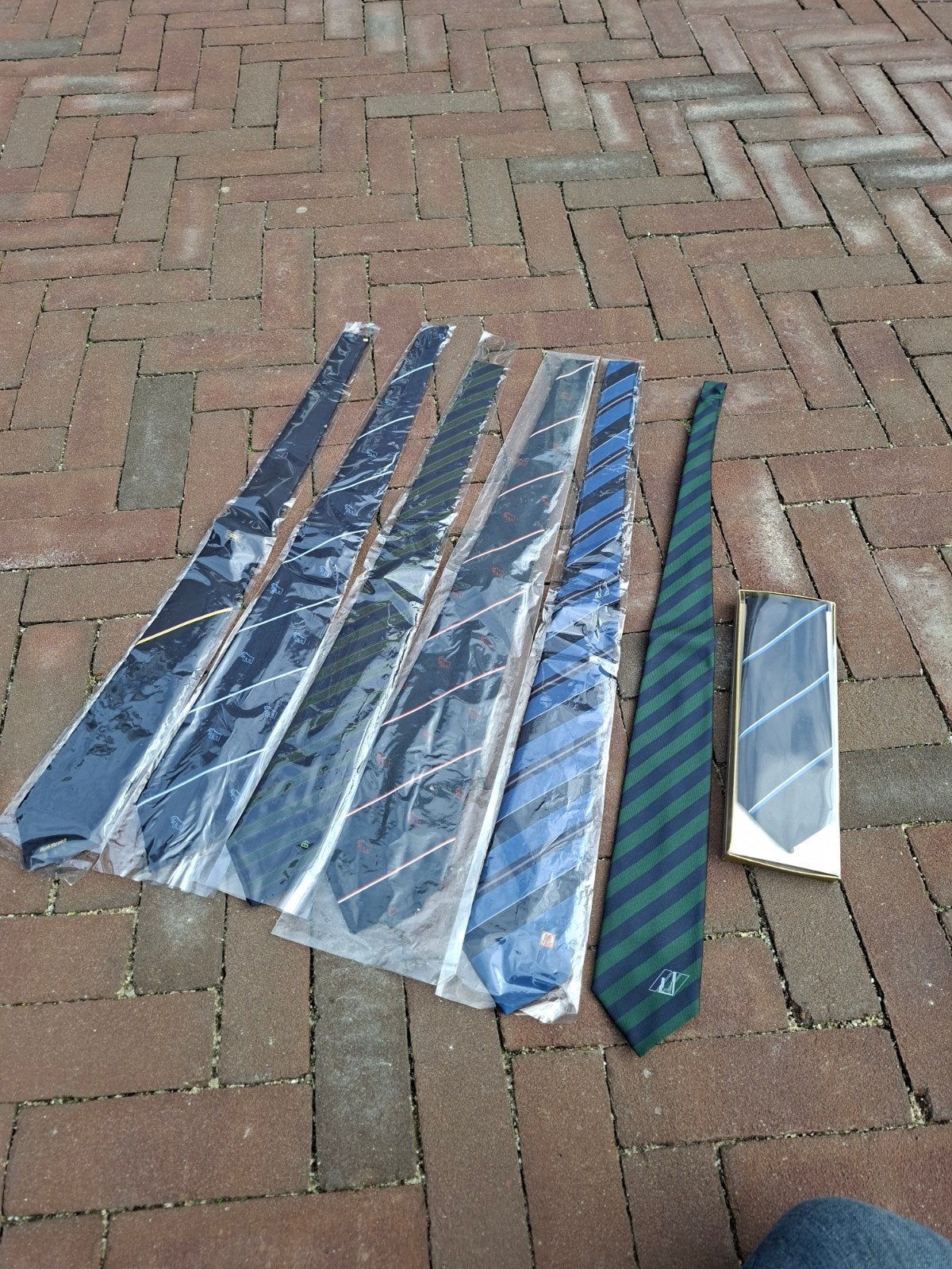 Vintage stropdassen 7 stuks, Ophalen of Verzenden, Zo goed als nieuw, Overige kleuren