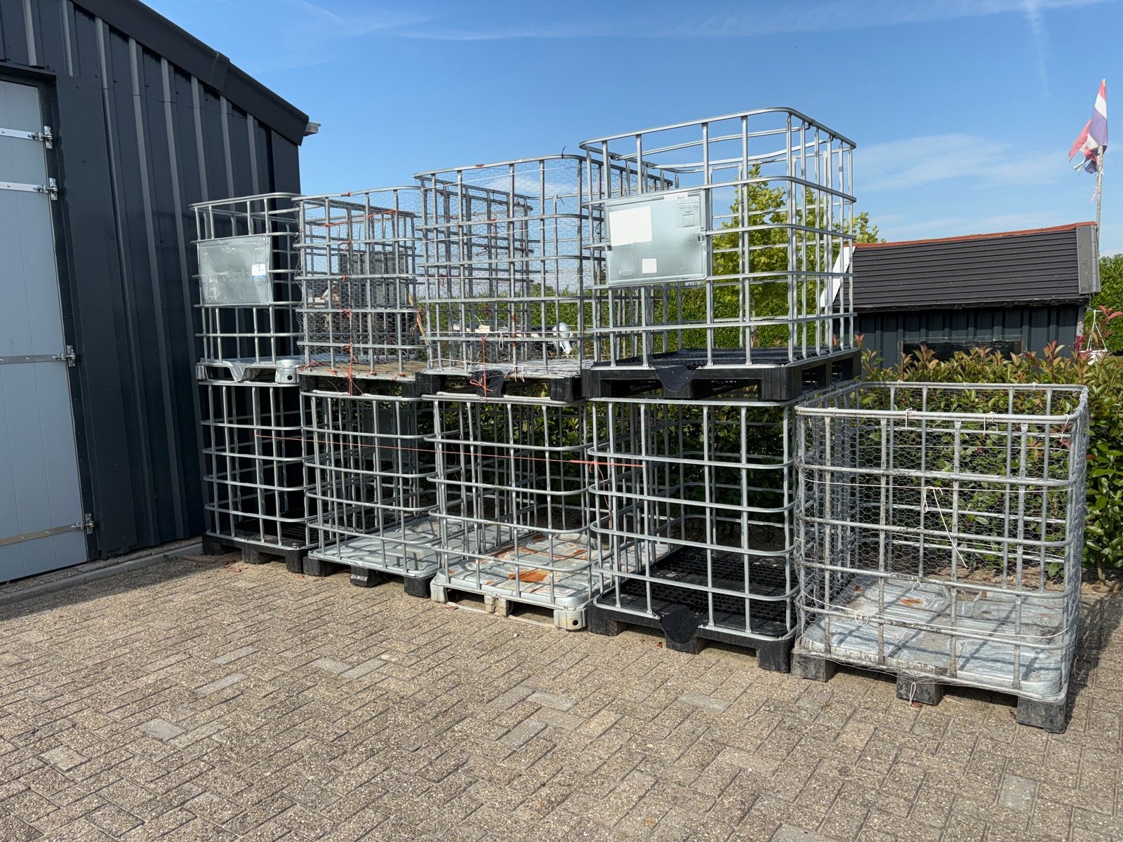 Ibc kratten, Ophalen, 100 cm of meer, 60 cm of meer, Zo goed als nieuw