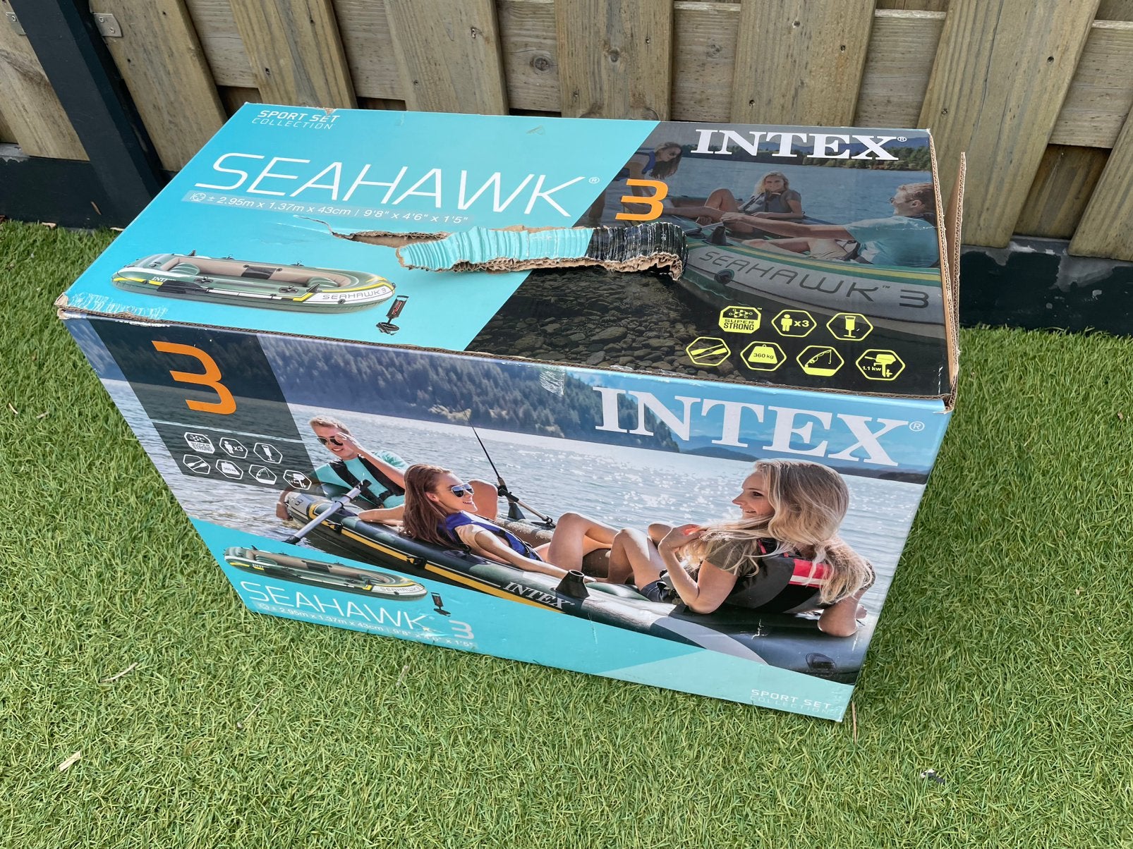 Intex Seahawk 3 - Nieuw in doos, ongebruikt, Ophalen, Opblaasbaar, Drie personen of meer, Overige typen
