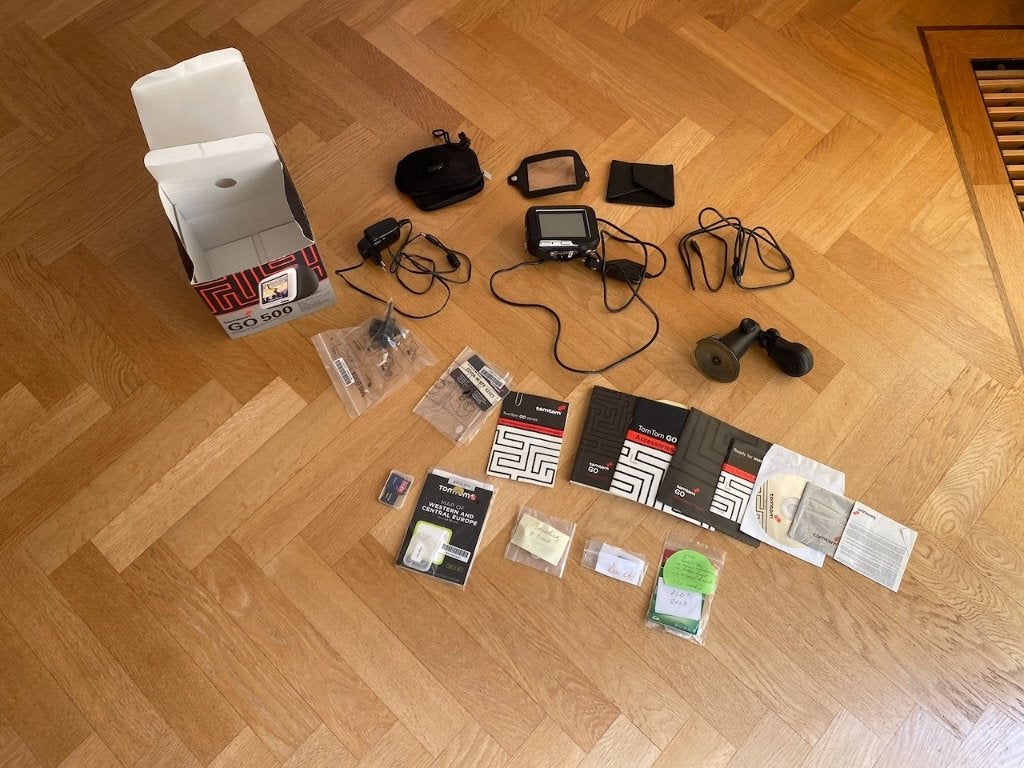TOMTOM GO 500 uit 2005 - compleet in doos, Auto diversen, Ophalen of Verzenden, Gebruikt