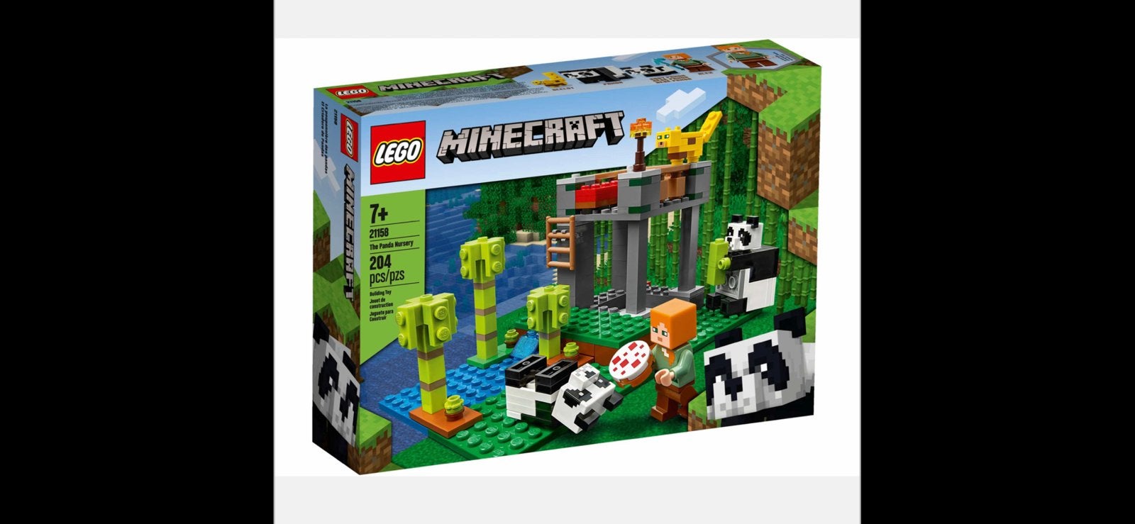 Lego Minecraft 21158 Het pandaverblijf, Minecraft, Lego, Ophalen of Verzenden, Zo goed als nieuw