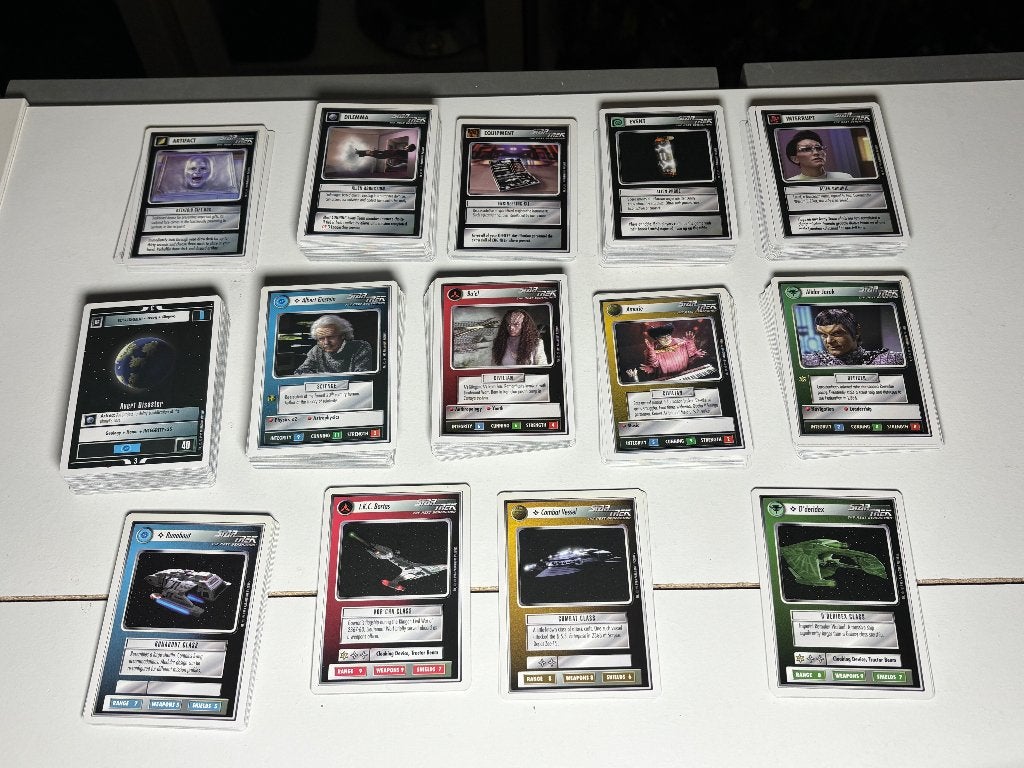 Star Trek CCG Premiere WB set complete set 363, Hobby en Vrije tijd, Verzamelkaartspellen | Overige, Ophalen of Verzenden