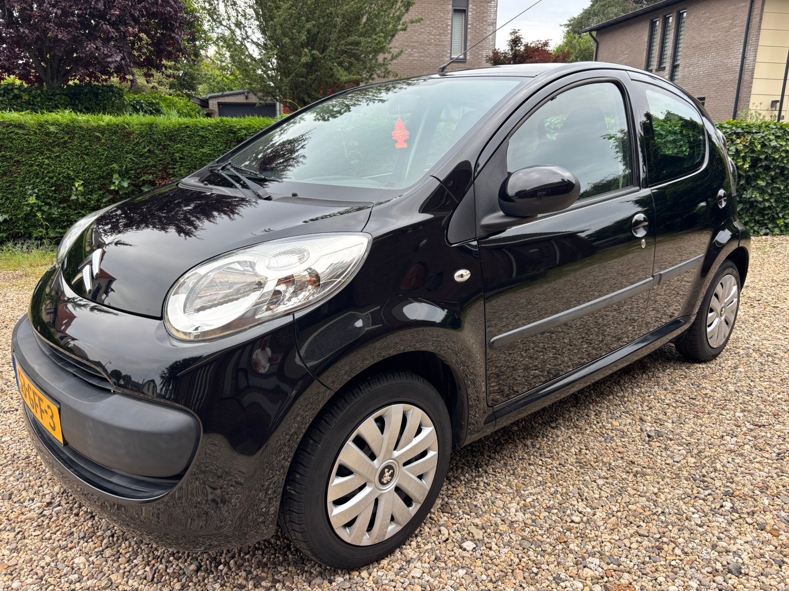 Citroën C1 1.0 5-DRS automaat 51000 km nap ! 2008 Zwart, Auto's, Citroën, Stof, Huisgarantie, Met garantie (alle), 4 stoelen