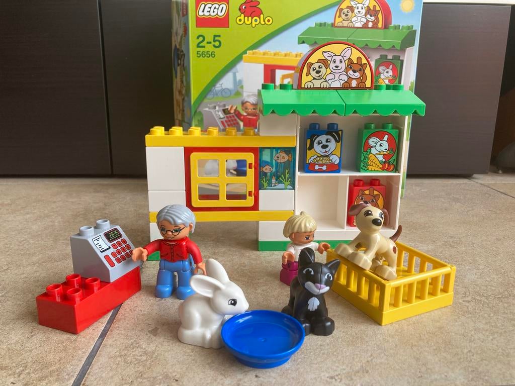 LEGO Duplo Ville Dierenwinkel - 5656, Ophalen of Verzenden, Zo goed als nieuw, Duplo, Compleet