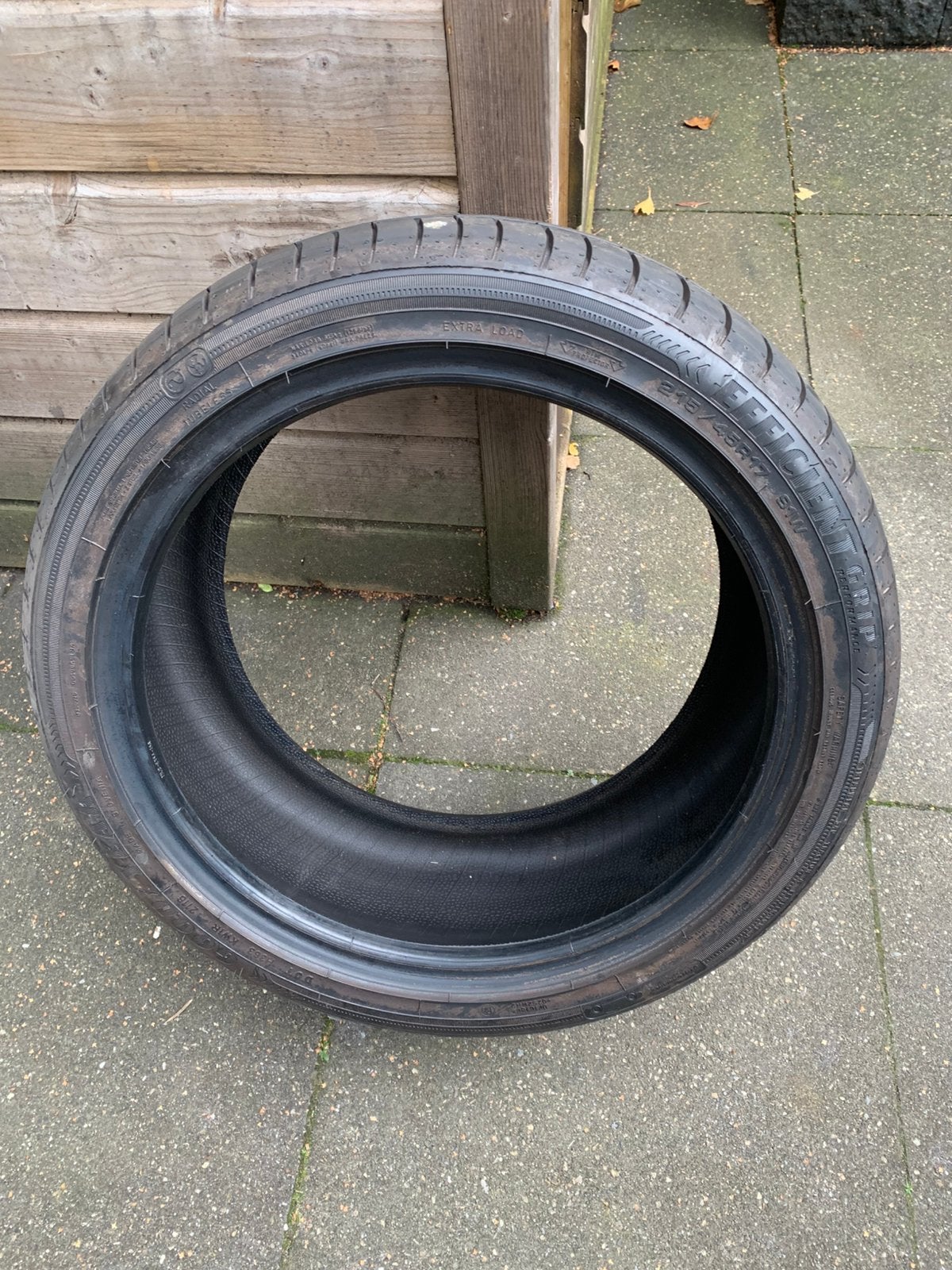 Goodyear zomerband 215/45r17 profiel zgan dot2116, Ophalen, 17 inch, Band(en), Personenwagen