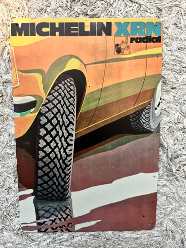Michelin Reclame Plaat - Bibendum - Blikken Bord, Verzamelen, Merken en Reclamevoorwerpen, Ophalen of Verzenden, Nieuw, Reclamebord