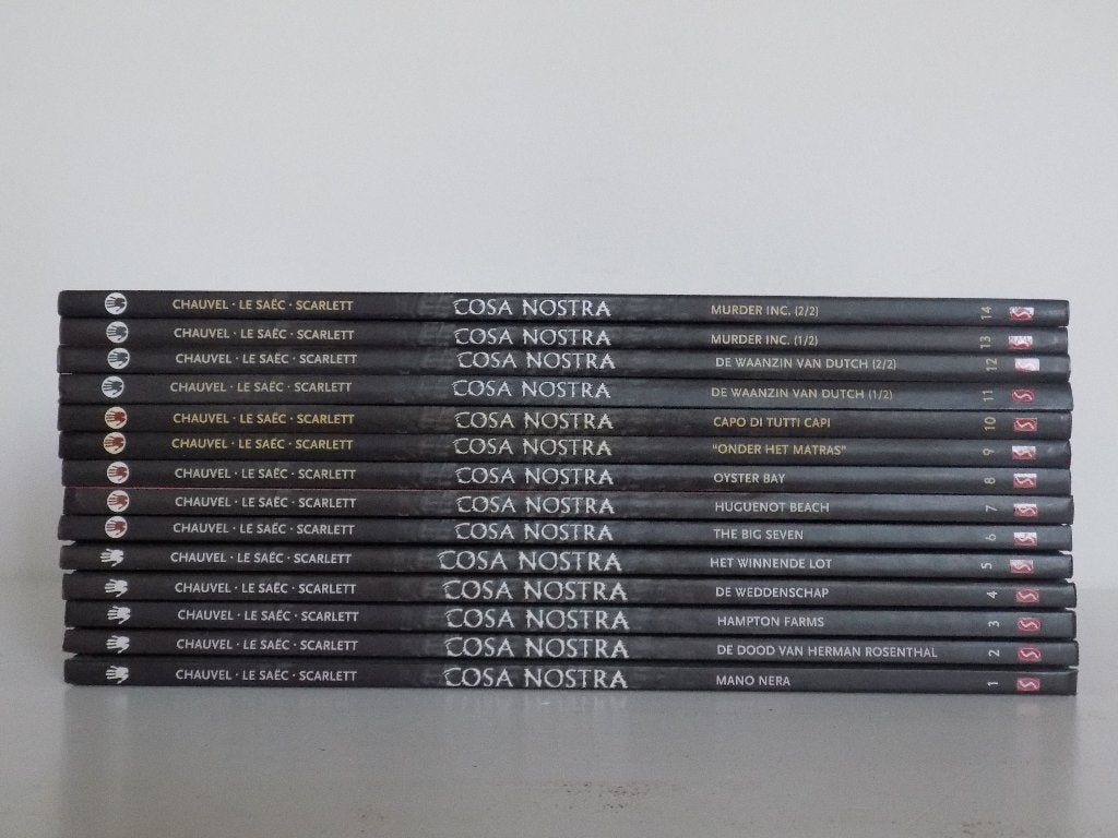Cosa Nostra ~ Complete serie hardcovers 1 t/m 14, Boeken, Complete serie of reeks, Ophalen of Verzenden, Zo goed als nieuw, Erwan Le Saëc