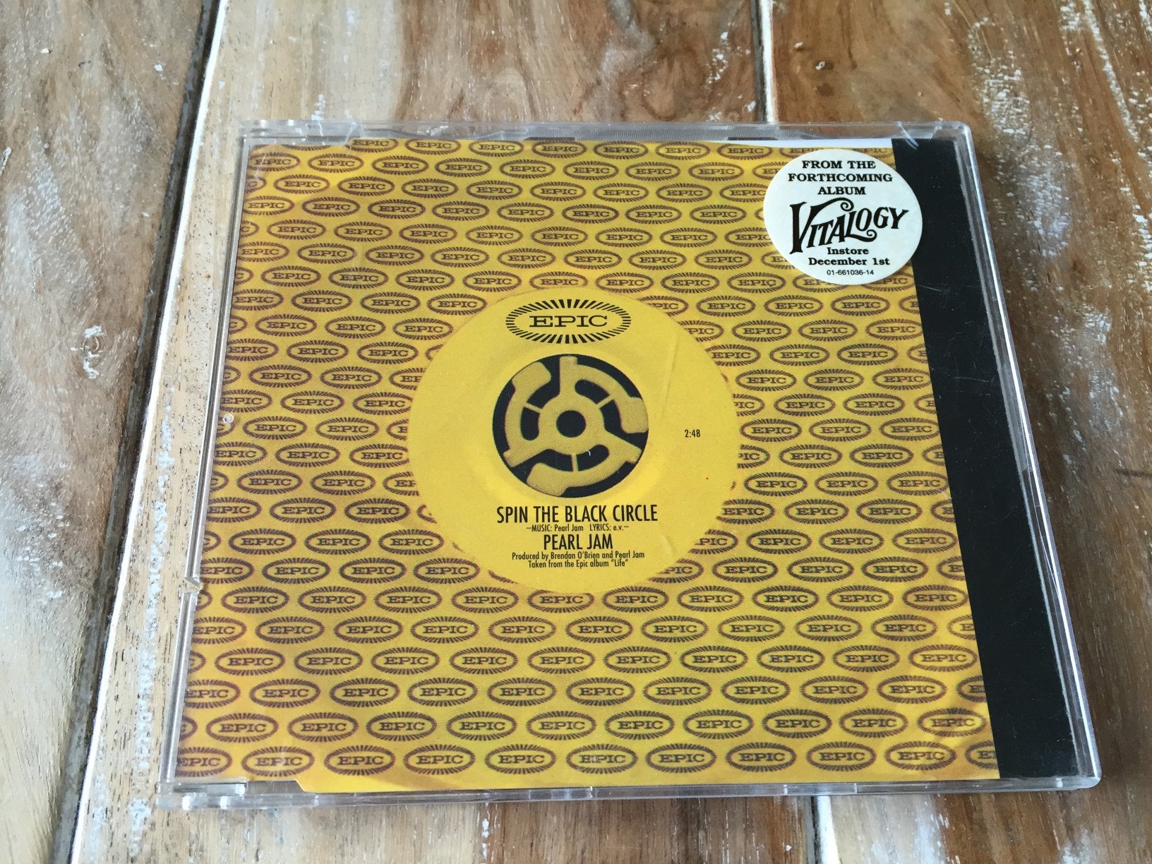 Pearl Jam - Spin The Black Circle cd single, Ophalen of Verzenden, Zo goed als nieuw