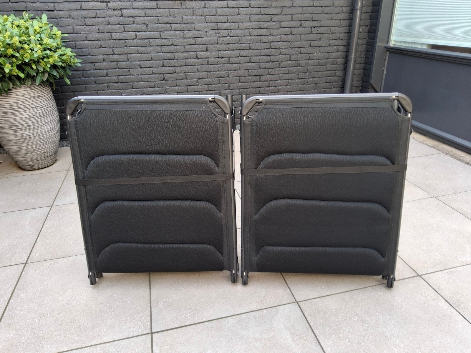 Bardani X-Lounge Relaxstoel - Zwart (2 stuks), Ophalen, Zo goed als nieuw