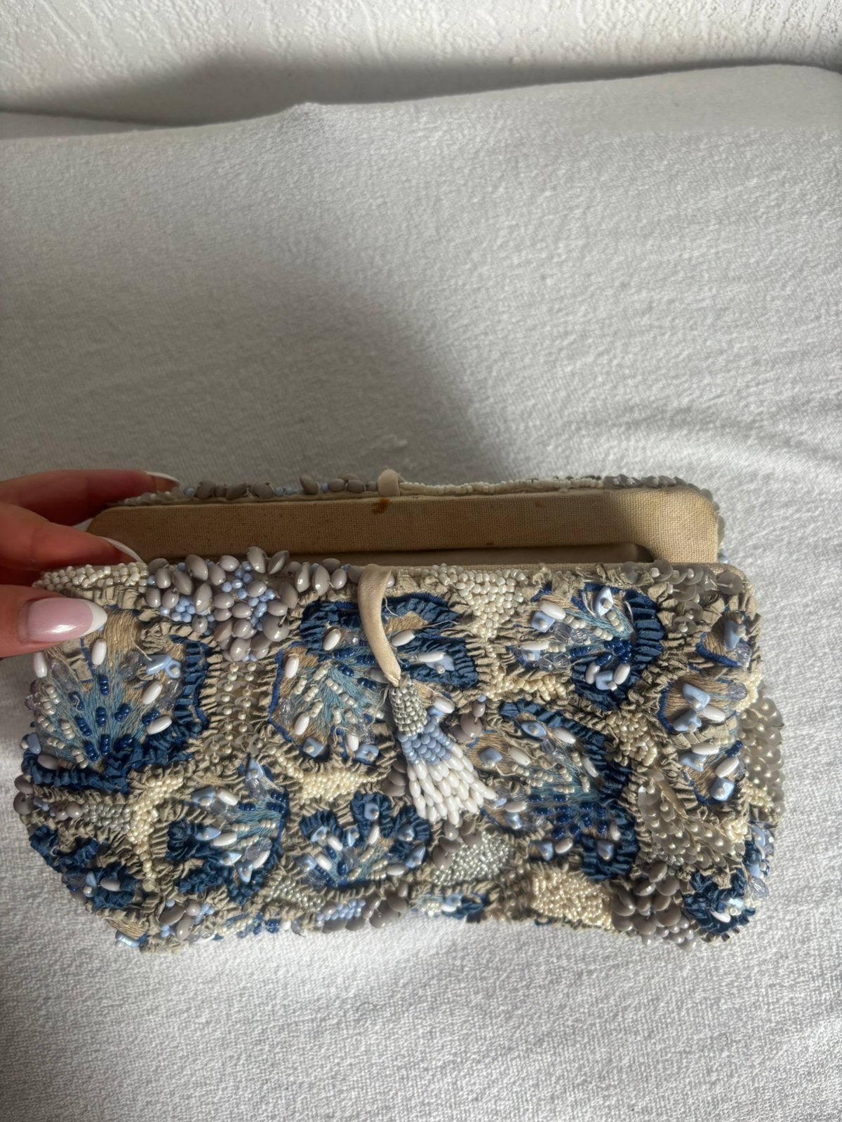 ZARA blauwe tas, Ophalen of Verzenden, Zo goed als nieuw, Blauw