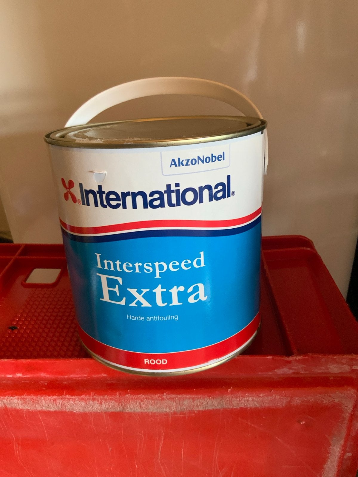 International Interspeed Extra antifouling verf rood, Watersport en Boten, Ophalen, Nieuw
