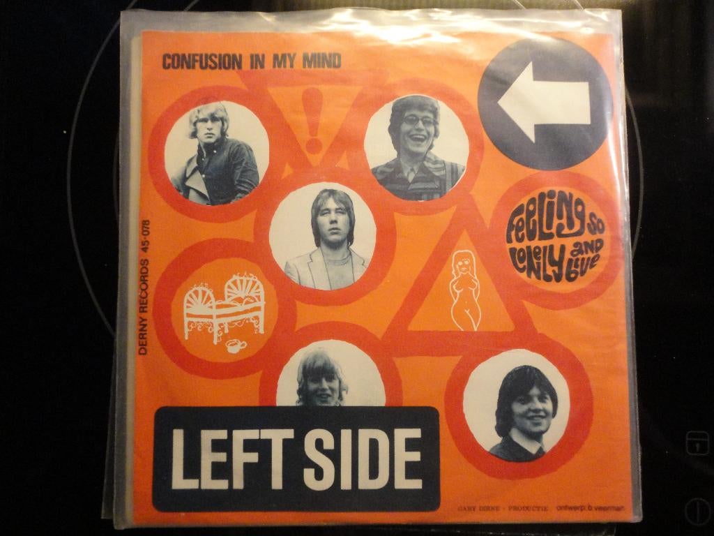 Left Side - Confusion in my mind NL 1968 FH, Gebruikt, Fotohoes, 7 inch, Single