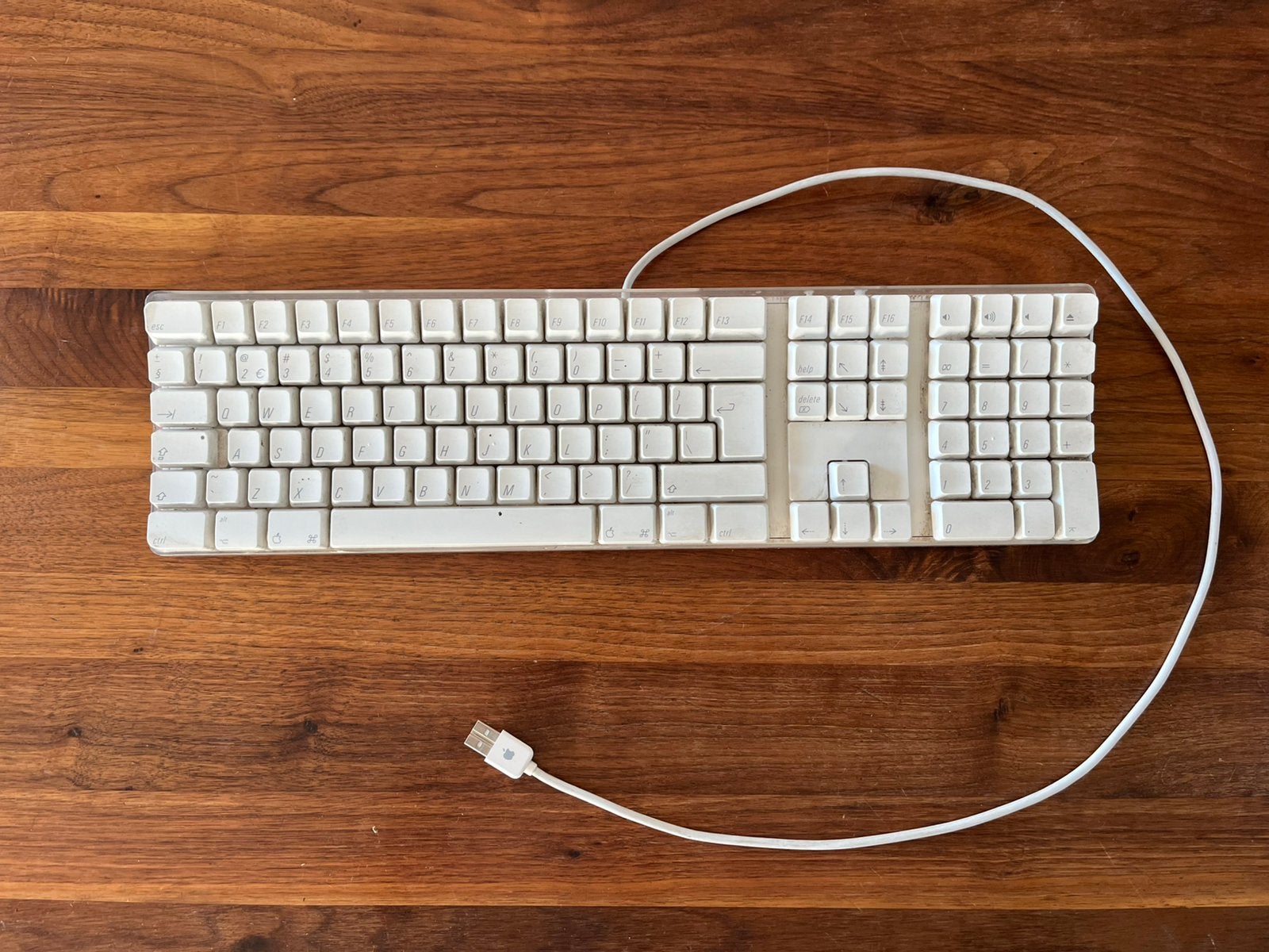 Apple Mac toetsenbord usb, Computers en Software, Toetsenborden, Gebruikt, Ophalen of Verzenden, Qwerty, Numeriek gedeelte