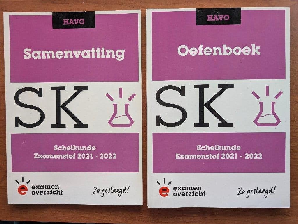 HAVO Scheikunde Oefenboek en Samenvatting, Boeken, Schoolboeken, Scheikunde, HAVO, Ophalen of Verzenden, ExamenOverzicht