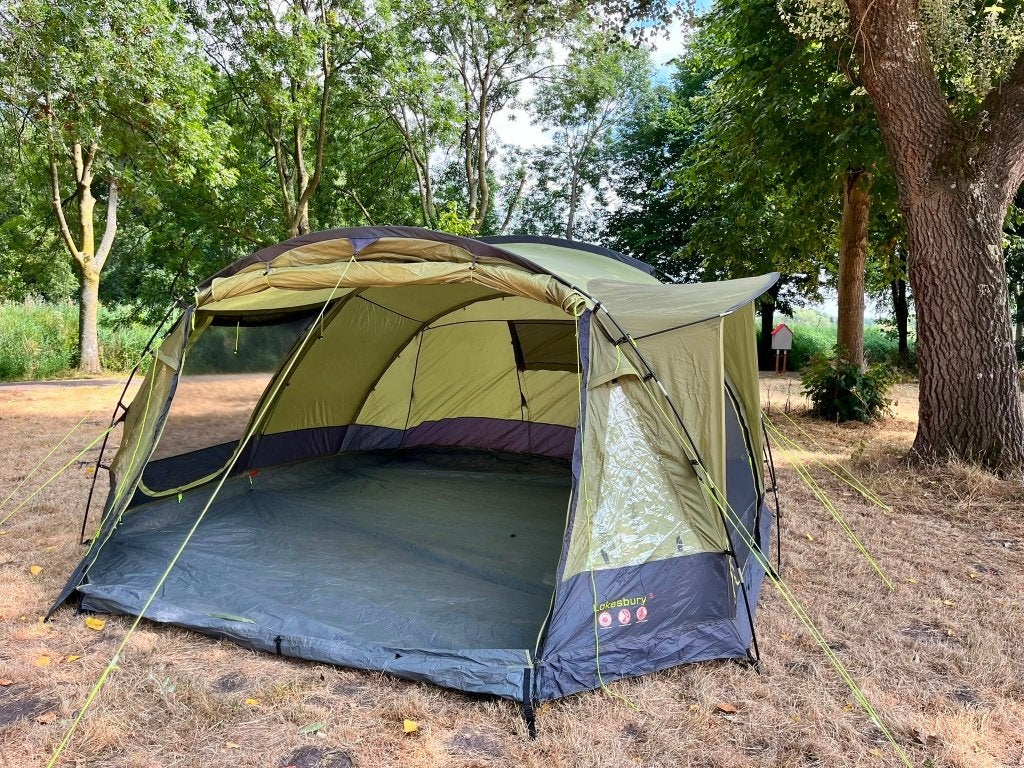 Ruime tunneltent voor 4/5 personen (Gelert Lakesbury 5), Ophalen, Gebruikt, Tot en met 5