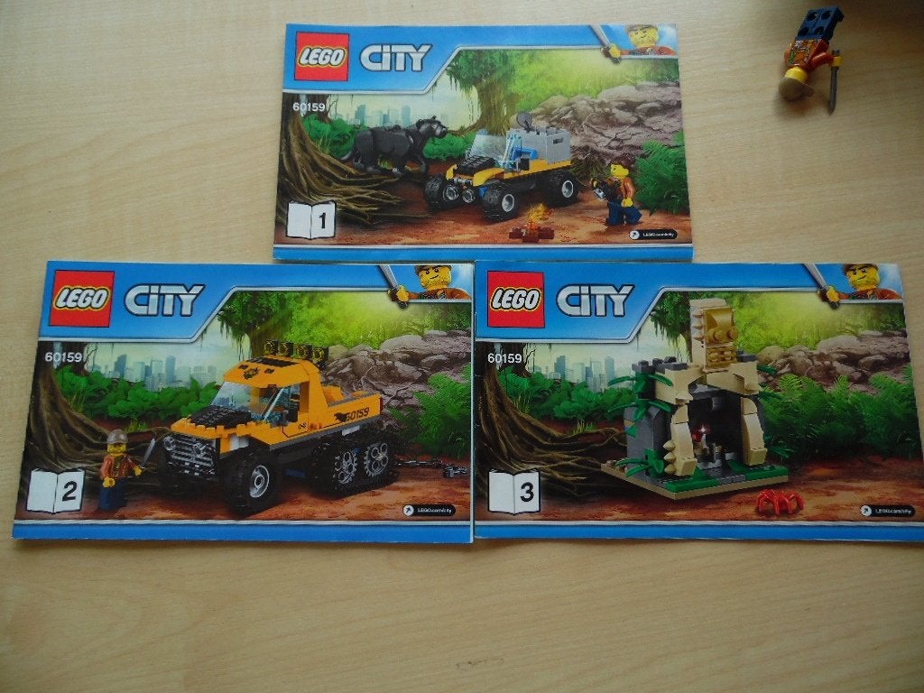 Lego City 60159 Jungle Halftrack met instructies, City, Lego, Ophalen of Verzenden, Zo goed als nieuw