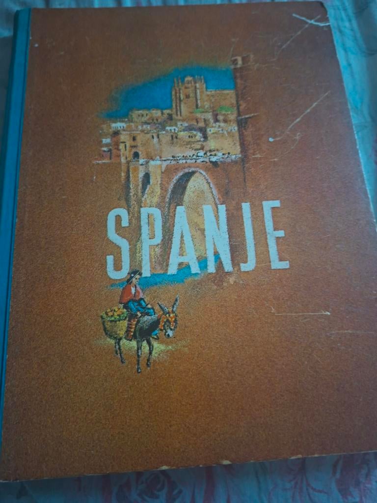 Vintage Boek Spanje - Douwe Egberts (1953), Europa, Jan Derks en L.J. Bubenik, Ophalen of Verzenden, Reisgids of -boek