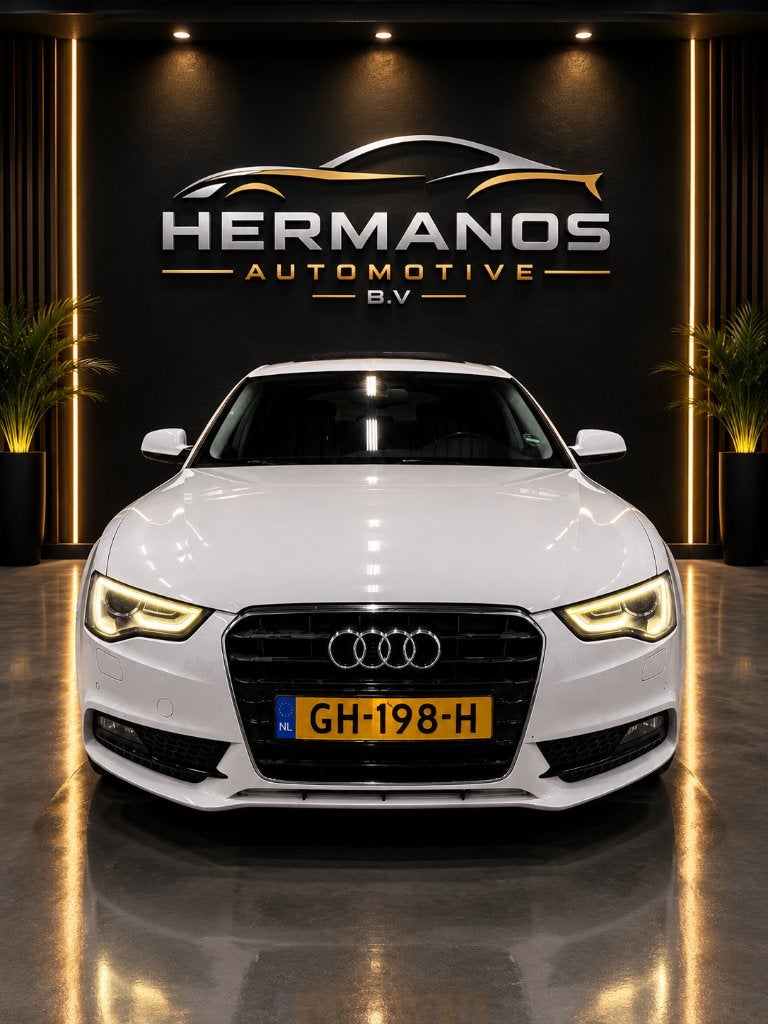 Audi A5 1.8 Tfsi 170pk Multitronic 2013 Wit, Zwart, 4 cilinders, Alcantara, Wit