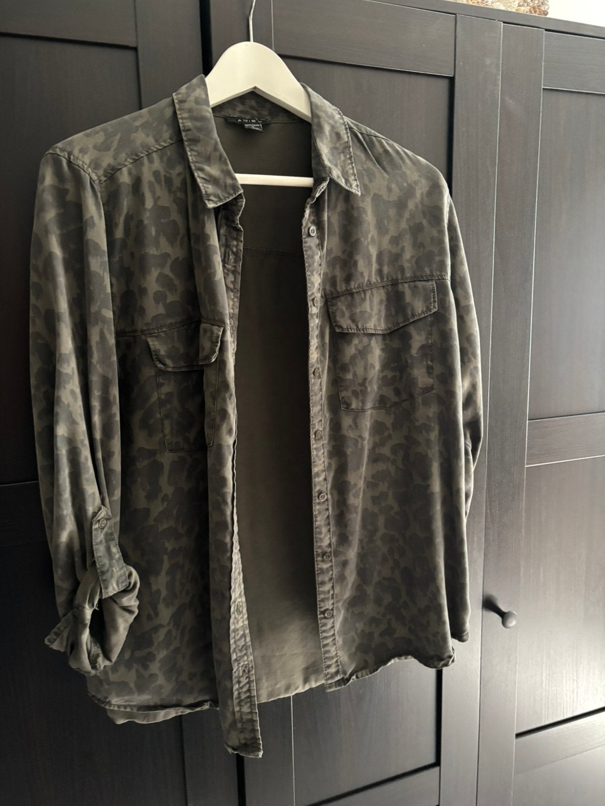 Leger blouse, Maat 38/40 (M), Ophalen of Verzenden, Lange mouw, Gedragen