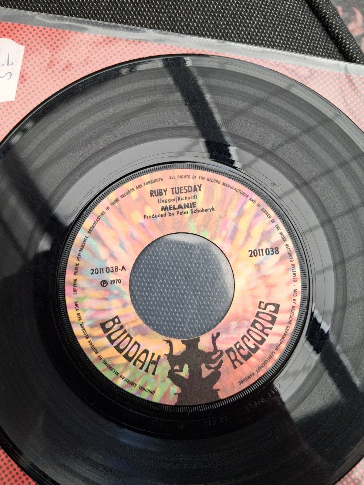 Melanie - Ruby Tuesday (Single, 1970), Cd's en Dvd's, Vinyl Singles, Gebruikt, 7 inch, Single, Ophalen of Verzenden