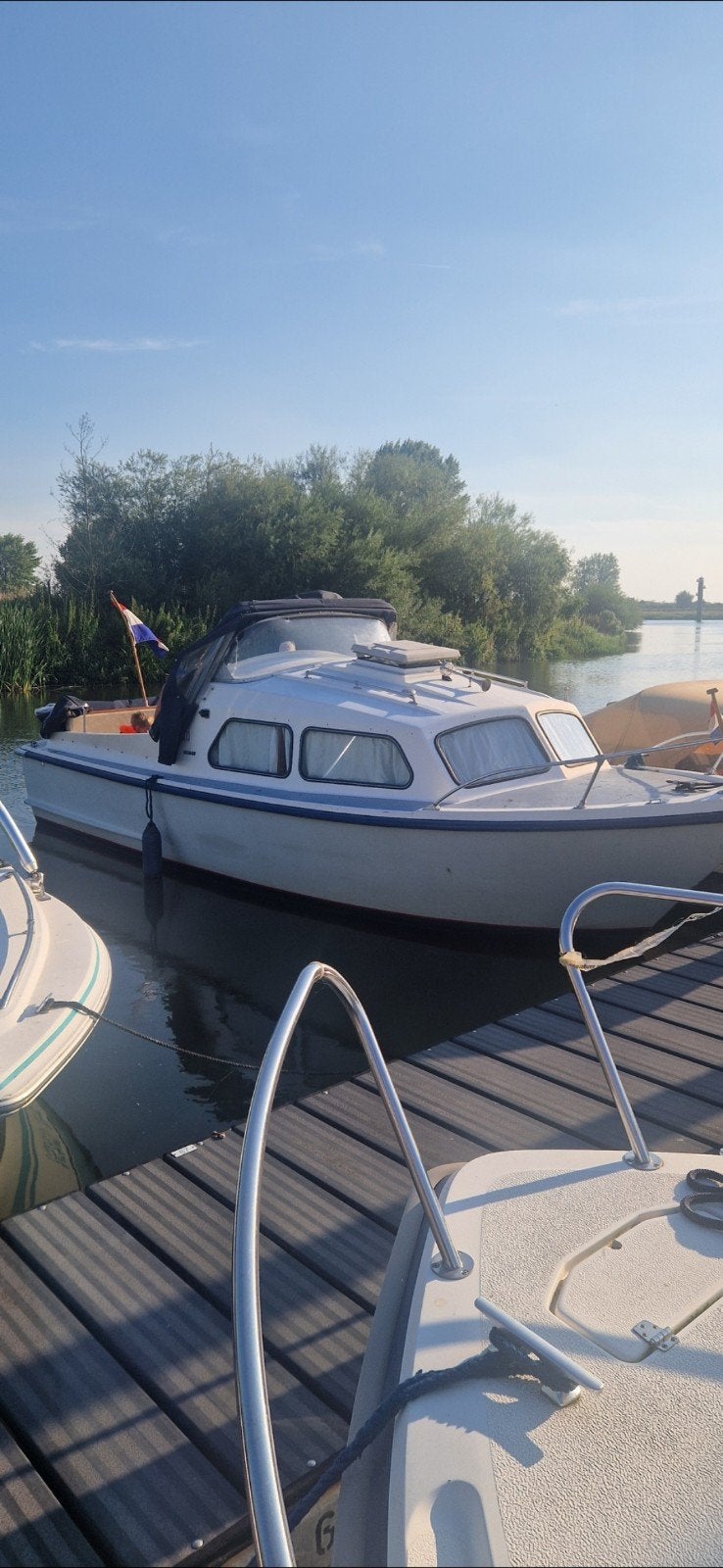 Kajuitboot, kruiser, visboot vetus motor, 70 cm, Diesel, Polyester, 7 m