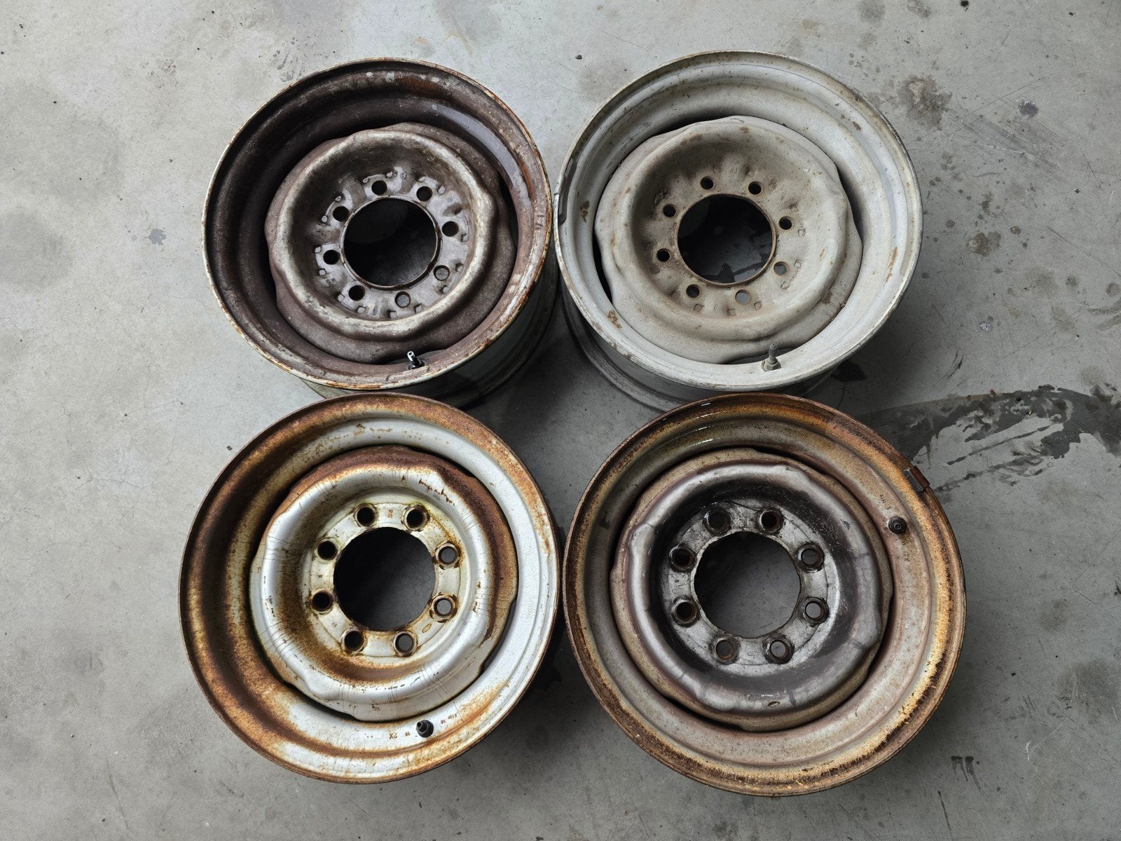 Ford F250 / F350 16 inch stalen velgen, Ophalen, Gebruikt, Ford