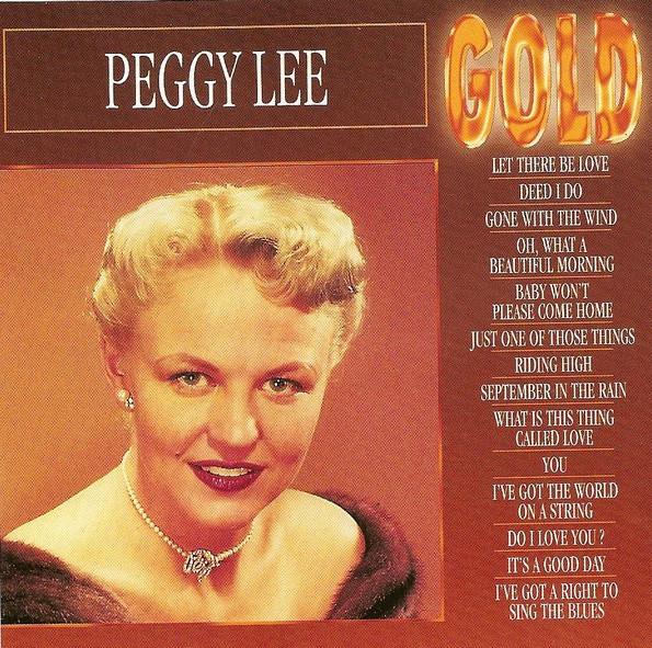 SALE--CD PEGGY LEE - Peggy Lee Gold, Verzenden, 1960 tot 1980, Zo goed als nieuw, Jazz