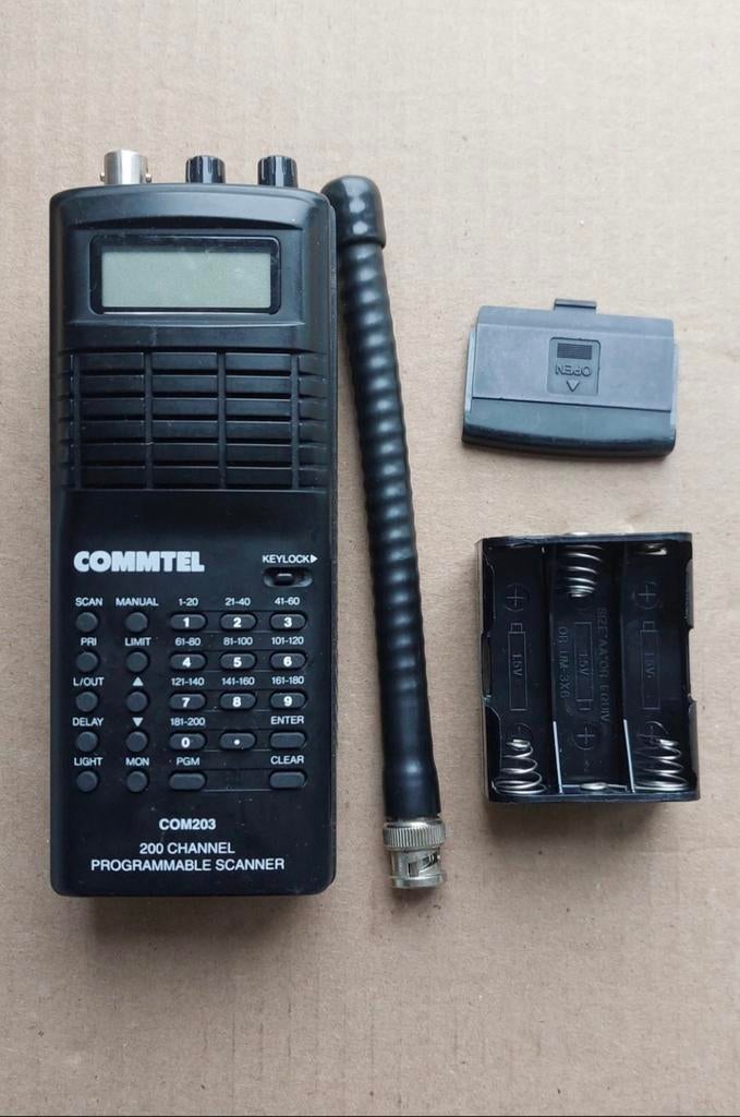 Commtel scanner (203) 200- kanaalsscanner, Telecommunicatie, Ophalen of Verzenden