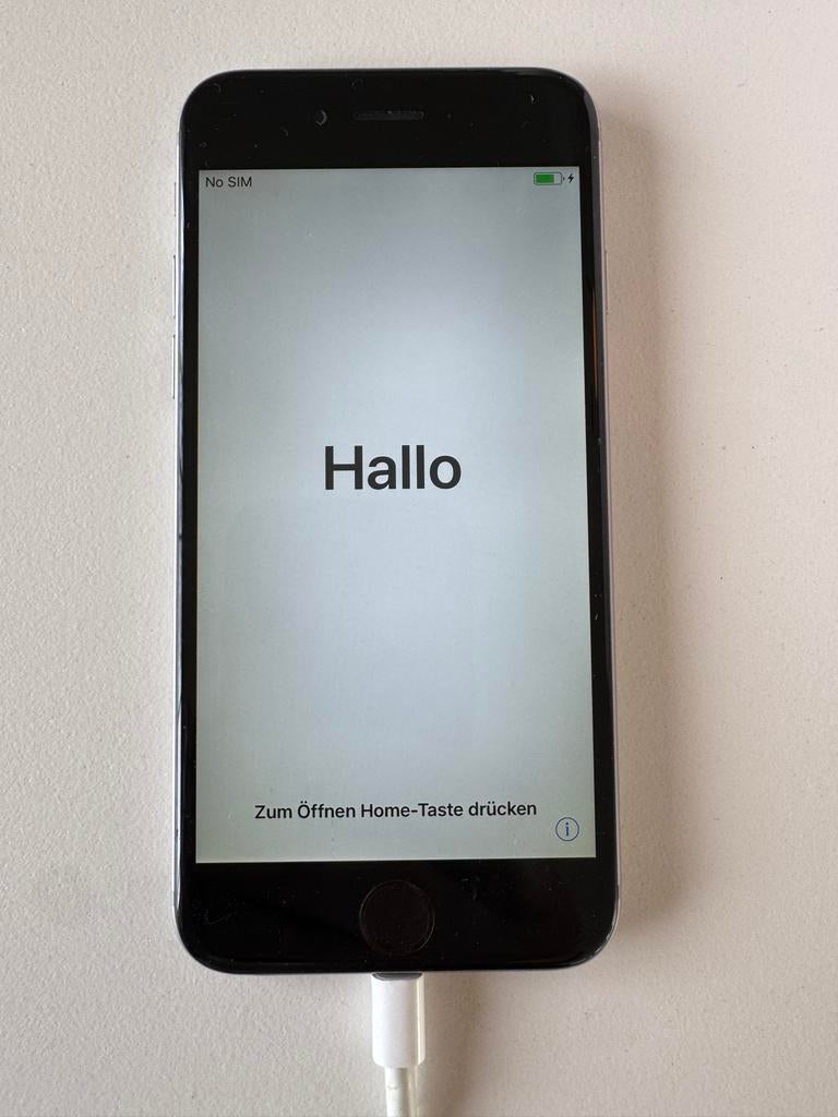 Homeknop werkt niet. Apple iPhone 6 (A1586) - Zilver, 16 GB, Telecommunicatie, Mobiele telefoons | Apple iPhone, Gebruikt, 16 GB