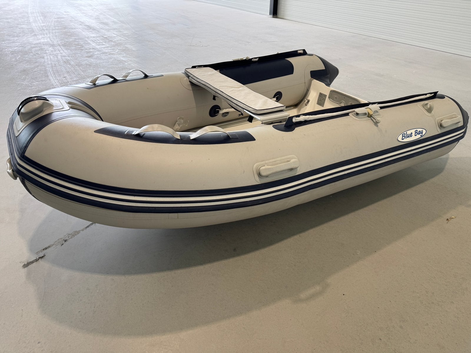 Blue Bay Rib-270 harde V-bodem evt. met Mercury 4 of 8PK, Watersport en Boten, Rubberboten, 8 pk, Gebruikt, 1 cm, 1 m