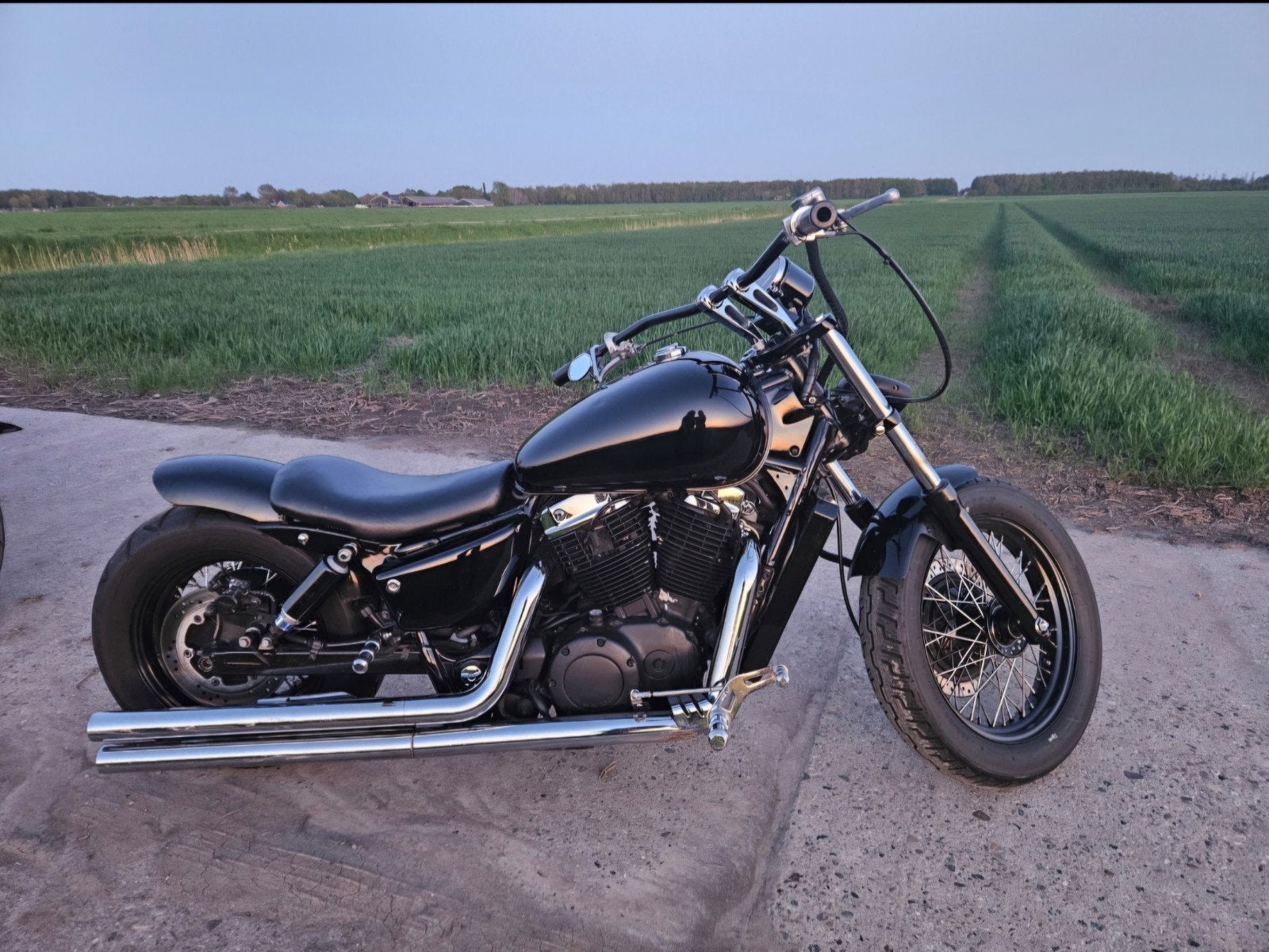 Unieke Custom Honda ACE Shadow VT1100C2 1999 33.175 km, 2 cilinders, Gebruikt, Particulier, Meer dan 35 kW
