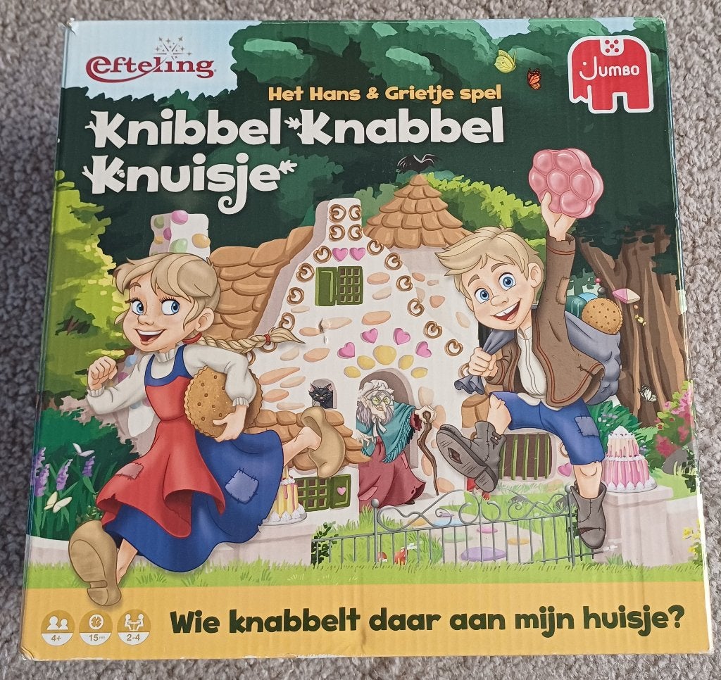Knibbel  knabbel  knuisje. Efteling editie!, Een of twee spelers, Ophalen of Verzenden, Zo goed als nieuw, Jumbo