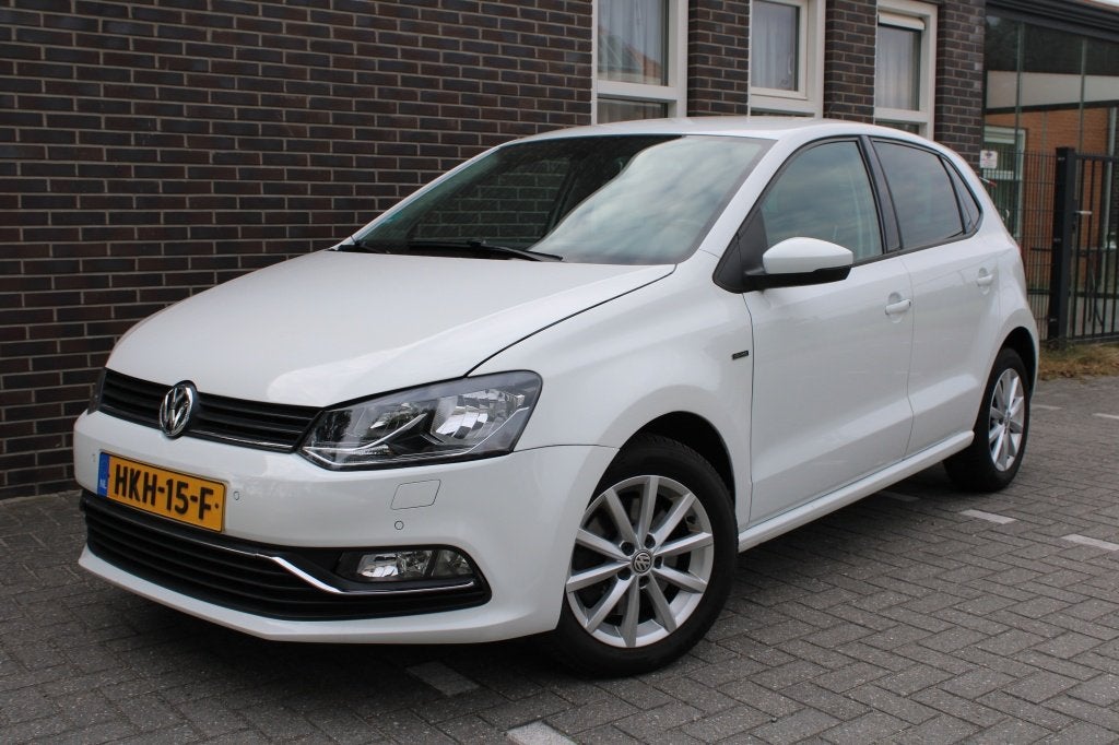 Volkswagen Polo 1.2 TSI Comfortline-2015-5 drs-navi-cruise-c, Gebruikt, Euro 6, 4 cilinders, Wit