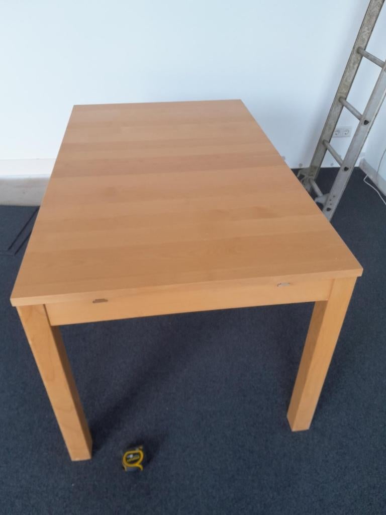 Eettafel uitschuifbaar, Ophalen, Gebruikt, 200 cm of meer, 50 tot 100 cm