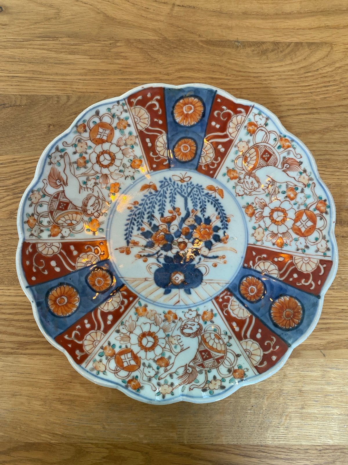 Antiek Japans Imari Porseleinen Bord - Handgeschilderd, Ophalen