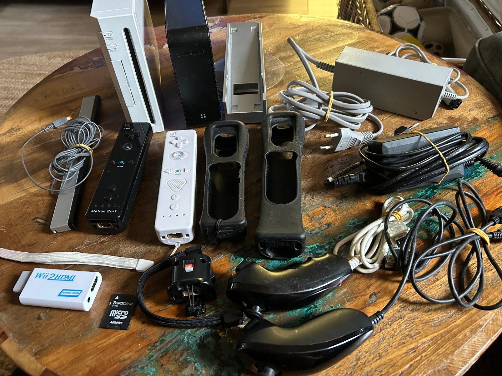 Nintendo Wii met +400 games en accessoires, Ophalen, Zo goed als nieuw, Met 2 controllers, Met games