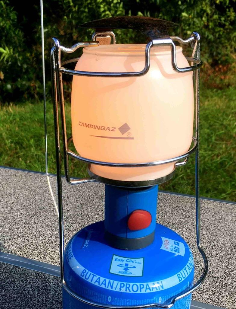 Campingaz Gaslamp, Caravans en Kamperen, Ophalen, Zo goed als nieuw