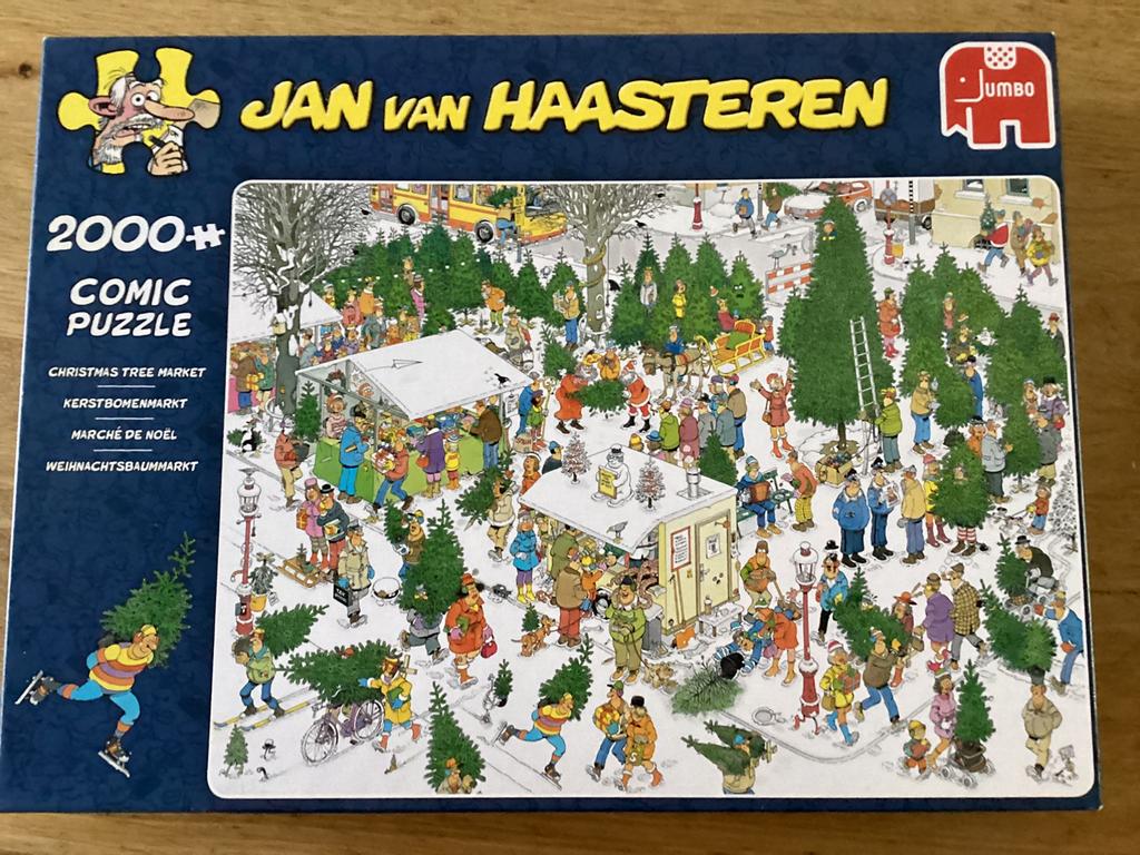 Jan van Haasteren 2000 stukjes, Hobby en Vrije tijd, Ophalen of Verzenden, Meer dan 1500 stukjes, Zo goed als nieuw