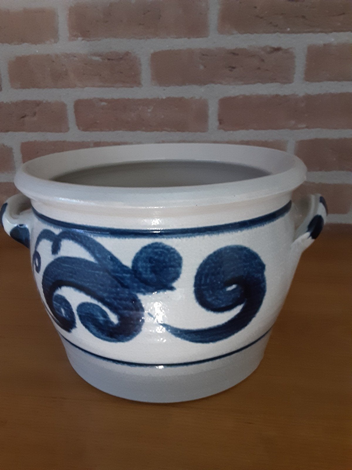 Grote Keulse pot. Doorsnee 20 cm hoogte 16 cm., Ophalen of Verzenden