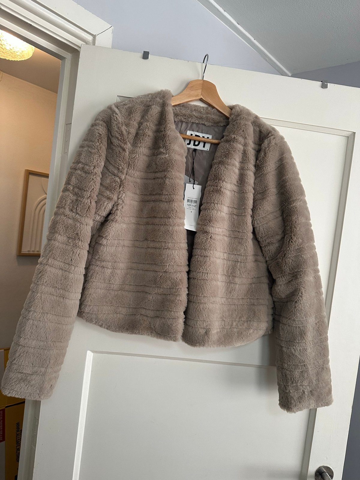 JDY Faux Fur Jasje - Nieuw met kaartjes maat S, Ophalen, Nieuw, Maat 36 (S), Beige