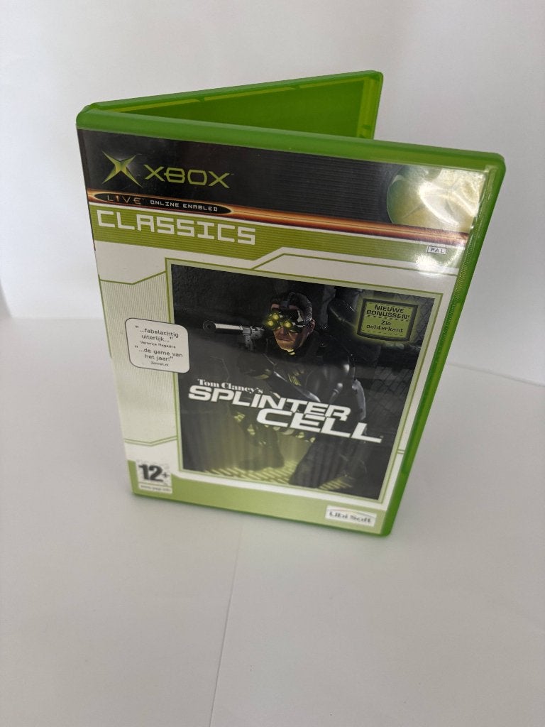 Tom Clancy's Splinter Cell (Classics) Xbox Compleet CIB, Vanaf 18 jaar, Shooter, 1 speler, Ophalen of Verzenden