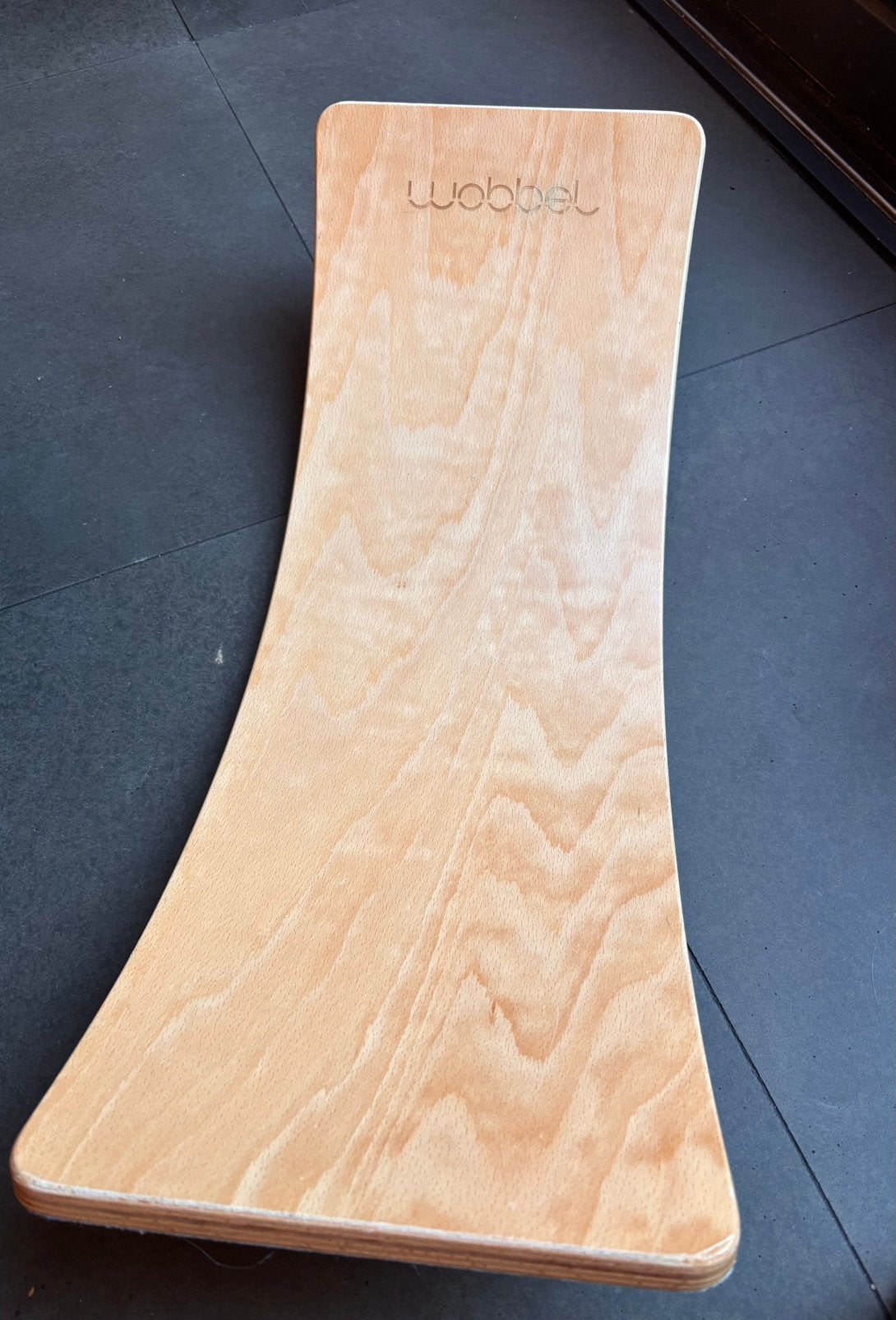 Wobbel hout/vilt, Kinderen en Baby's, Speelgoed | Houten speelgoed, Ophalen, Gebruikt, Rij- of Hobbelspeelgoed