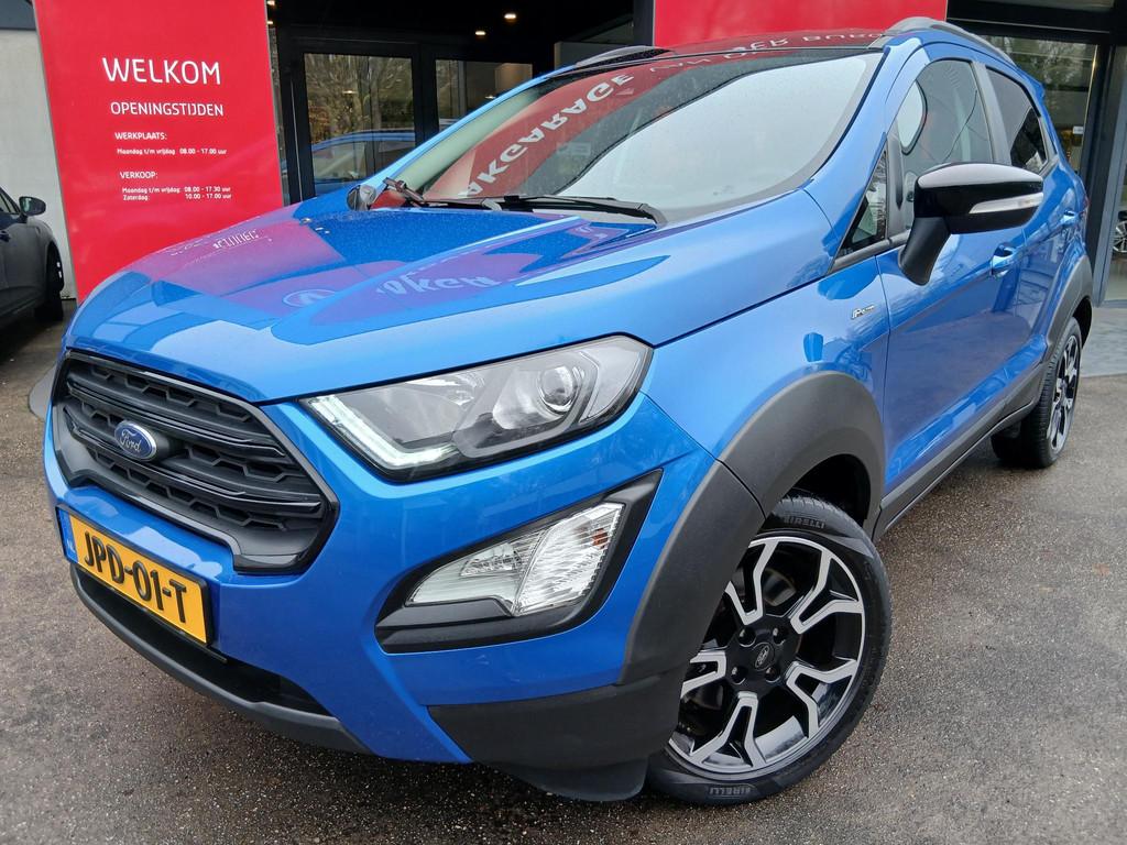 Ford EcoSport 1.0 EcoBoost Active Leder Navi Winterpack, Auto's, Ford, Voorwielaandrijving, 12 maanden, 125 pk, Gebruikt